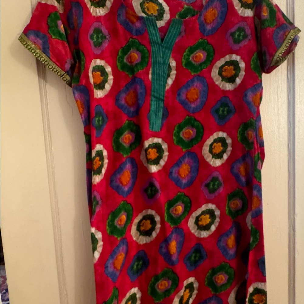 Beautiful Pink Print Kurta Dress